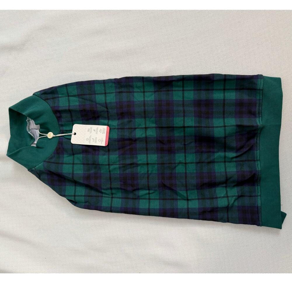 Bums & Roses Bamboo Tartan Plaid Dog Pajamas size XL (40-50lbs)